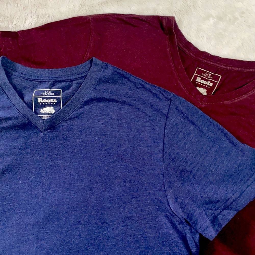 Roots V-Neck Tee ✨ 2 FOR 1 ✨ - Picture 1 of 3